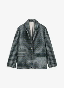 Blazer Court En Laine Amande Vodivia Sud Express