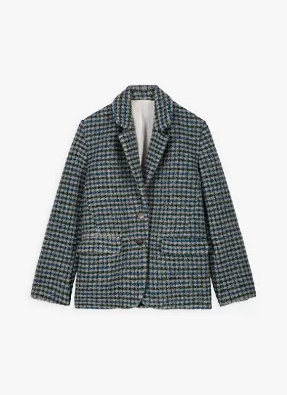 Blazer Court En Laine Amande Vodivia Sud Express