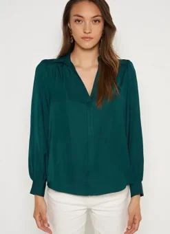 Blouse Satine A Col Tunisien Bouteille Teddy Sud Express