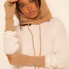 Cagoule En Cotes Avec Liens De Serrage Camel Bennyx Sud Express
