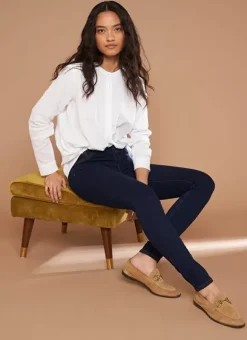 Chemise A Col Rond Blanc Cameline Sud Express