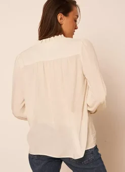 Chemise A Col Tunisien Ecru Cariba Sud Express