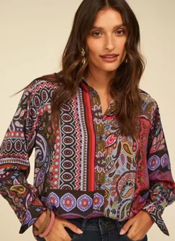 Chemise Classique Imprimee Kaki Cartage Sud Express