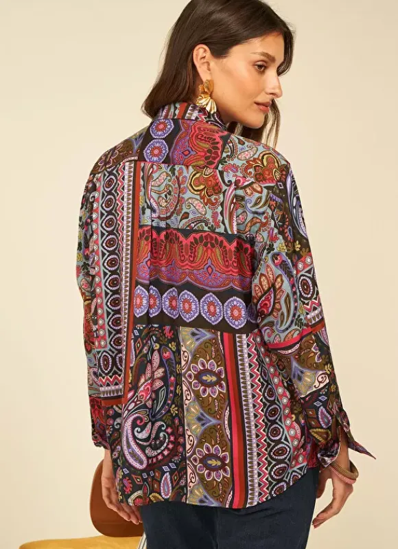 Chemise Classique Imprimee Kaki Cartage Sud Express