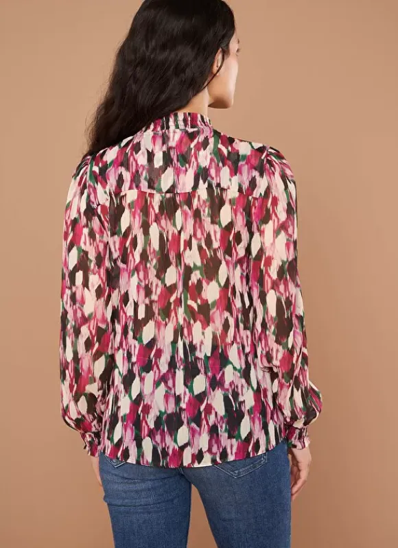 Chemise Impirmee A Manches Longues Framboise Cebby Sud Express