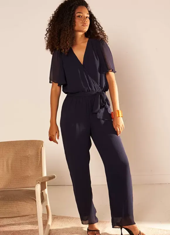 Combinaison Pantalon A Manches Courtes Marine Calex Sud Express