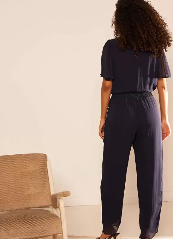 Combinaison Pantalon A Manches Courtes Marine Calex Sud Express
