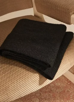 Echarpe A Cotes Avec Lurex Noir Espelette Sud Express