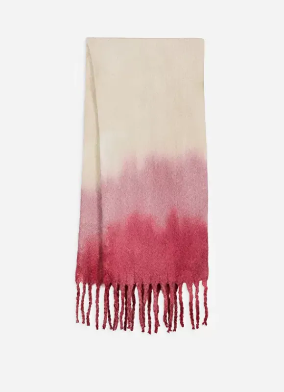 Echarpe Effet Tie And Dye Framboise Edona Sud Express