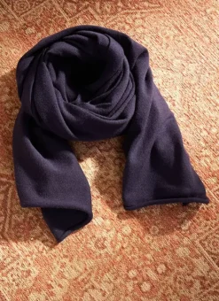 Echarpe En Maille Douce Marine Eleonore Sud Express