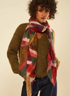 Foulard Imprime Corail Eddi Sud Express