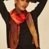 Foulard Imprime Framboise Elvin Sud Express