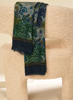 Foulard Imprime Indigo Elinka Sud Express