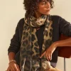 Foulard Imprime Kaki Elif Sud Express