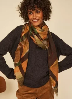 Foulard Imprime Ocre Elio Sud Express