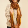 Foulard Imprime Ocre Elioth Sud Express