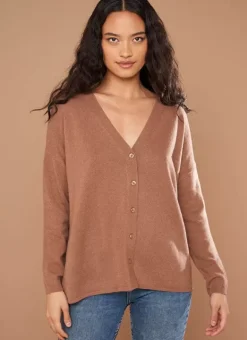 Gilet Col V Caramel Goa Sud Express