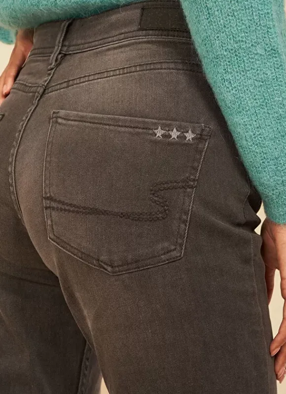 Jean Boyfriend A Cinq Poches Grey Stone Ben Sud Express