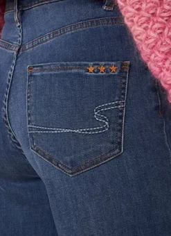 Jean Flare A Taille Haute Medium Stone Lyla Sud Express