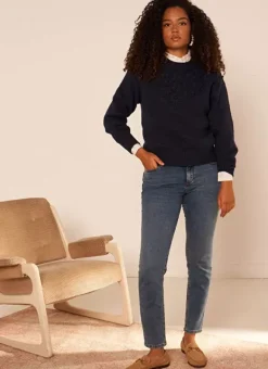 Jean Slim A Cinq Poches Medium Stone Stella Sud Express