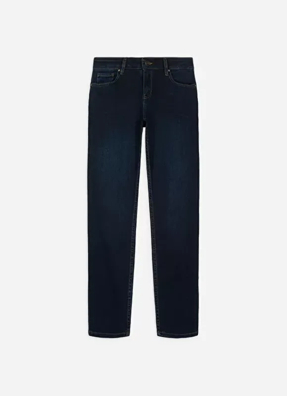 Jean Slim Cinq Poches Dark Stone Stella Sud Express