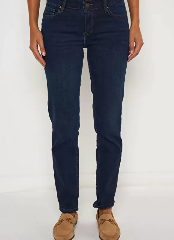 Jean Slim Cinq Poches Dark Stone Stella Sud Express