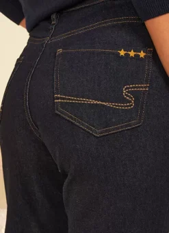 Jean Taille Haute Cinq Poches Brut Debby Sud Express