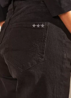 Jean Taille Haute Cinq Poches Black Stone Debby Sud Express