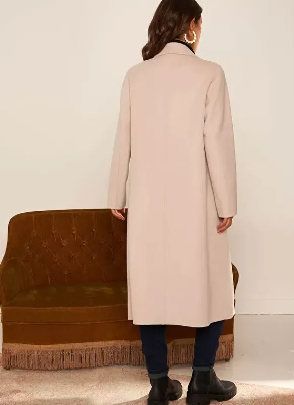 Manteau En Laine Craie Metoile Sud Express