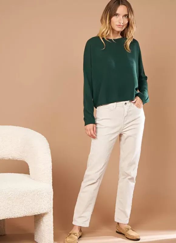 Pantalon Boyfriend Velours Pierre Pavlina Sud Express