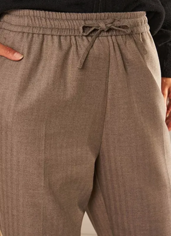Pantalon Coupe Jogging Beige Chine Parina Sud Express