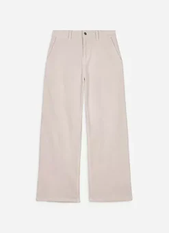 Pantalon Droit Taille Haute En Velours Cotele Pierre Passyla Sud Express