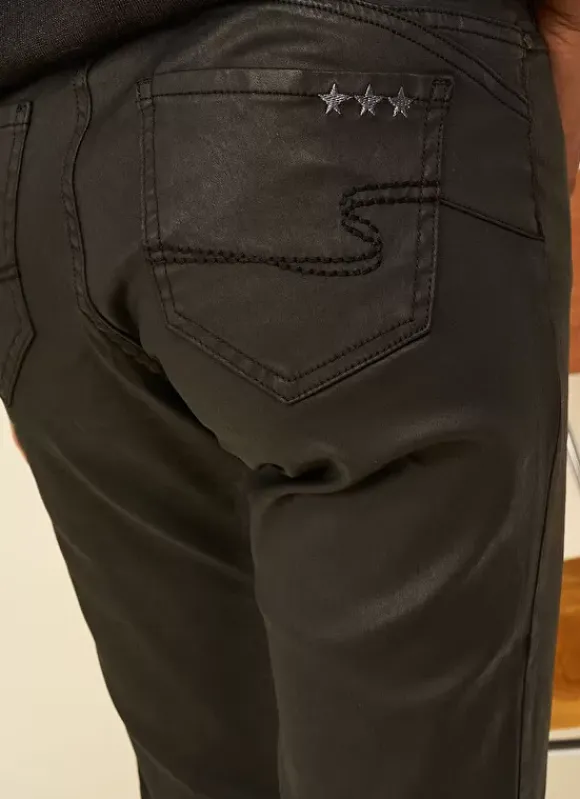 Pantalon Slim Cinq Poches Noir Puppi Sud Express