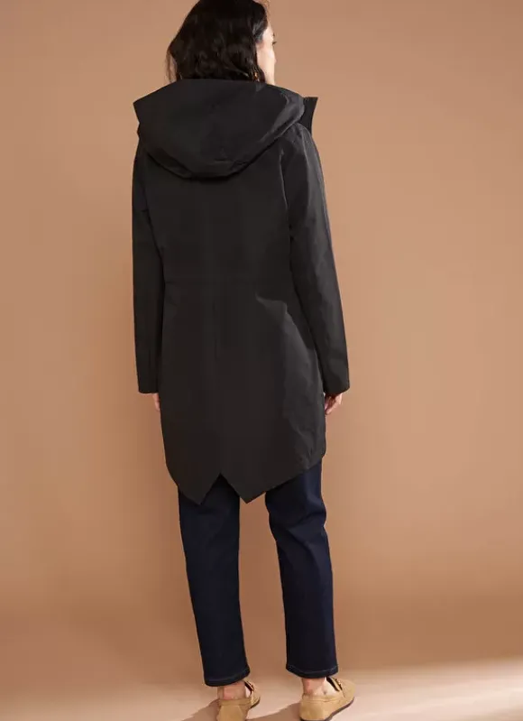 Parka Longue Deperlante Noir Valene Sud Express