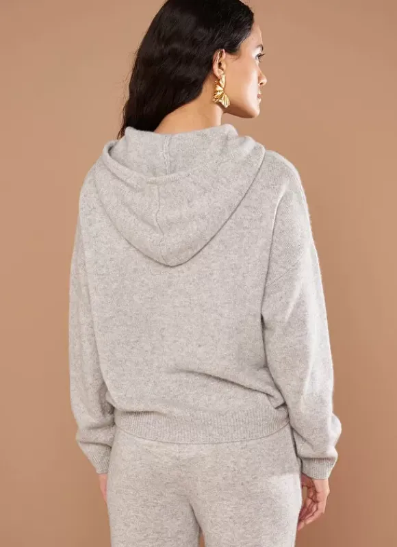 Pull A Capuche En Cachemire Epais Perle Chine Mabebe Sud Express