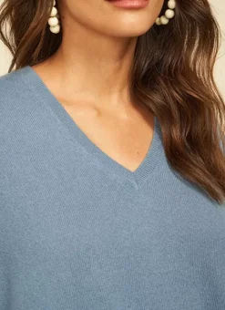Pull Au Volume Oversize Et A Manches Longues Pres Du Corps Denim Monjoe Sud Express
