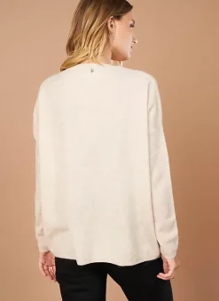 Pull Au Volume Oversize Et A Manches Longues Pres Du Corps Beige Chine Monjoe Sud Express