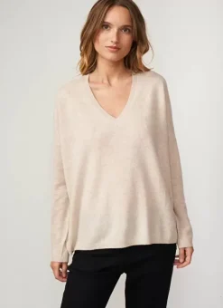 Pull Au Volume Oversize Et A Manches Longues Pres Du Corps Beige Chine Monjoe Sud Express