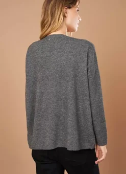 Pull Au Volume Oversize Et A Manches Longues Pres Du Corps Gris Chine Monjoe Sud Express