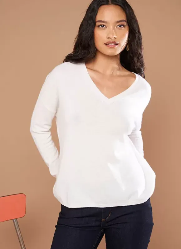 Pull Au Volume Oversize Et A Manches Longues Pres Du Corps Milk Monjoe Sud Express