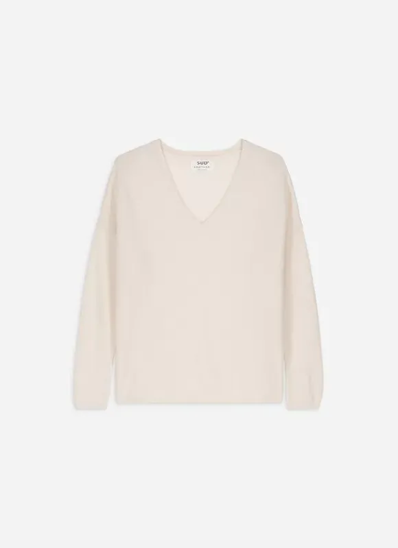 Pull Au Volume Oversize Et A Manches Longues Pres Du Corps Milk Monjoe Sud Express