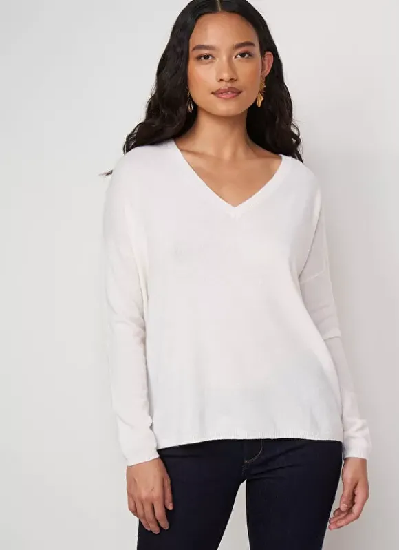 Pull Au Volume Oversize Et A Manches Longues Pres Du Corps Milk Monjoe Sud Express