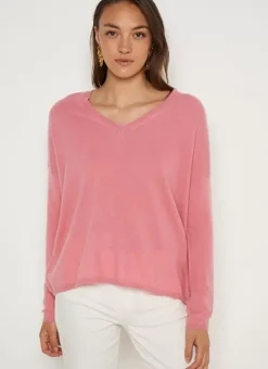 Pull Au Volume Oversize Et A Manches Longues Pres Du Corps Blush Monjoe Sud Express