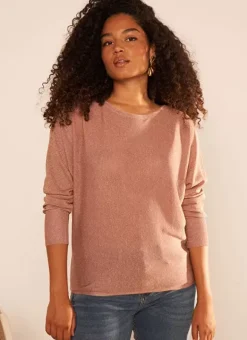Pull Col Bateau A Manches Longues Poudre Macarena Sud Express