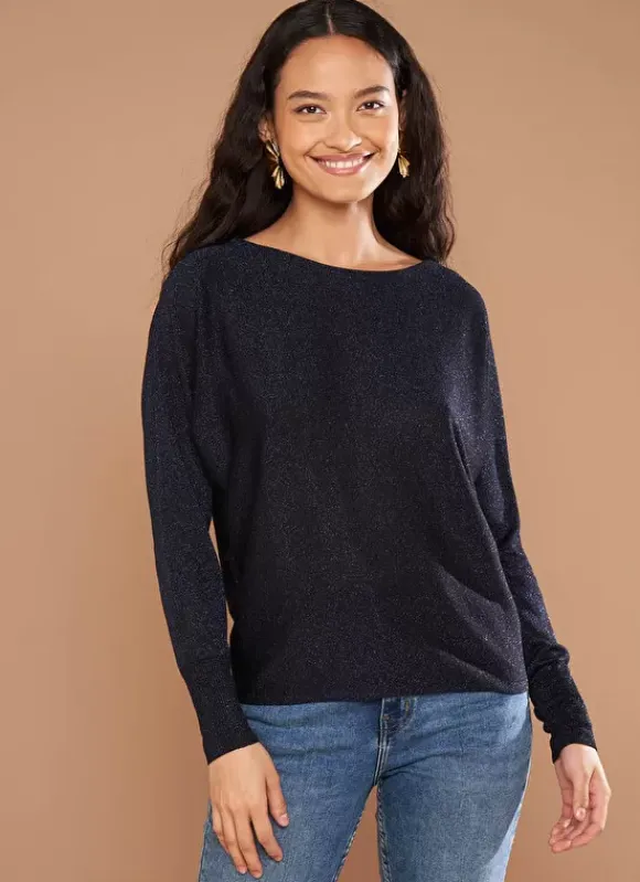 Pull Col Bateau A Manches Longues Marine Macarena Sud Express
