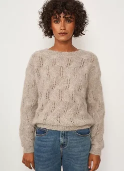 Pull Col Bateau Ecru Chine Mantiby Sud Express
