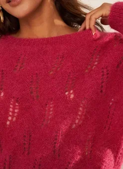 Pull Col Bateau Framboise Mantiby Sud Express