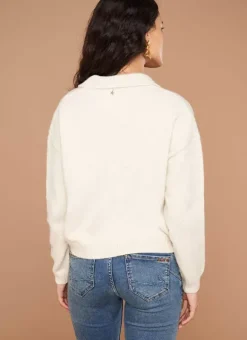 Pull Col Polo Ecru Malenae Sud Express
