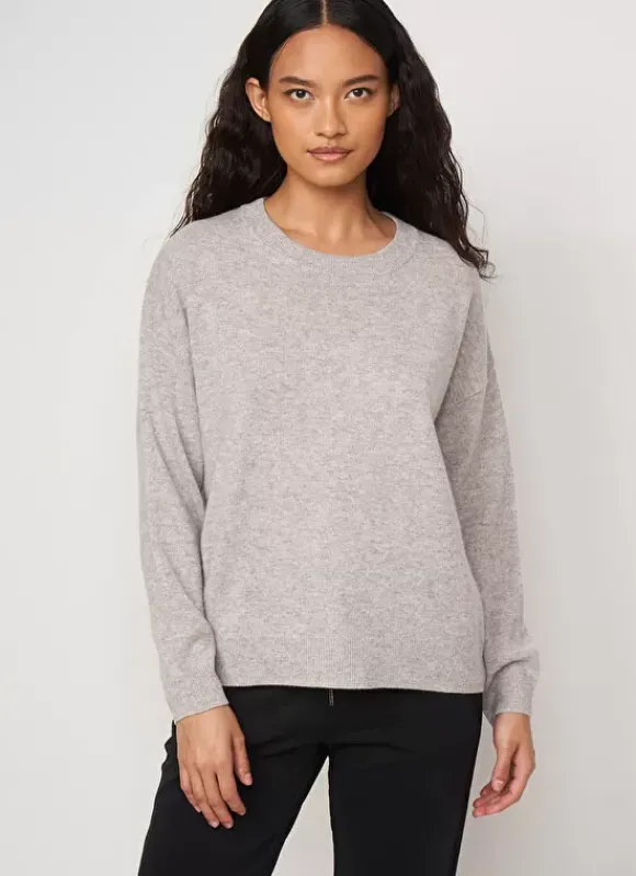 Pull Col Rond 100% Cachemire Perle Chine Mapoue Sud Express