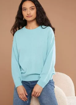 Pull Col Rond 100% Cachemire Calanques Mapoue Sud Express